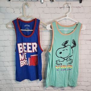 Men's Two Tank Top bundle, size medium